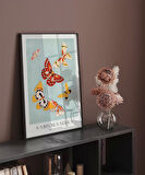 Çerçevesiz Poster Kamisaka Sekka Japon Kelebekler