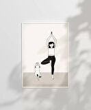 Çerçevesiz Poster Mırıldayan Denge