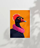 Çerçevesiz Poster Beauty and the Duck Tasarım