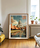 Çerçevesiz Poster Washington D.C. Capitol Sanatsal