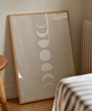 Çerçevesiz Poster Ayın Ritmi