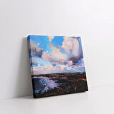 Pastel Gökyüzü Kanvas Tablo