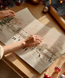 Çerçevesiz Poster Karla Yürüyen Adımlar