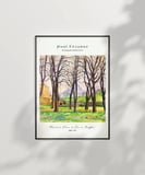 Çerçevesiz Poster Paul Cézanne Jas de Bouffan'daki Kestane Ağaçları