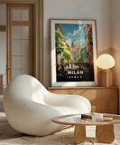 Çerçevesiz Poster İtalya'nın Modası