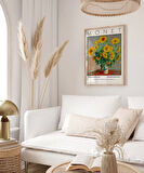 Çerçevesiz Poster Claude Monet Ayçiçeği Buketi