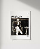 Çerçevesiz Poster Cumhuriyetin Önderi