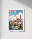 Çerçevesiz Poster Romantizmin Şehri