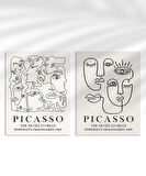 Çerçevesiz Poster Picasso İlhamlı 2'li