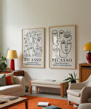 Çerçevesiz Poster Picasso İlhamlı 2'li