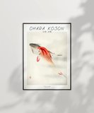Çerçevesiz Poster Ohara Koson İki Sazan