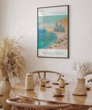 Çerçevesiz Poster Claude Monet Etretat Kumsalı