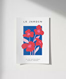 Çerçevesiz Poster Le Jardin Rouge