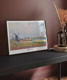 Çerçevesiz Poster Claude Monet Hadue Yakınlarında Lale bahçeleri