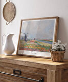 Çerçevesiz Poster Claude Monet Hadue Yakınlarında Lale bahçeleri