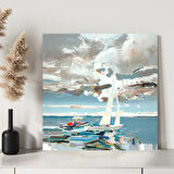 Deniz Feneri Serenadı Kanvas Tablo