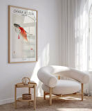 Çerçevesiz Poster Ohara Koson İki Sazan