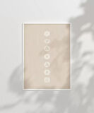 Çerçevesiz Poster Enerji Merkezleri