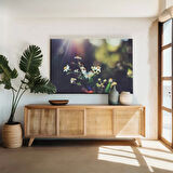 Dallardaki Papatya Kanvas Tablo