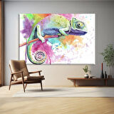 Kamelyonun Renk Dansı Kanvas Tablo