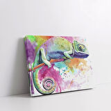 Kamelyonun Renk Dansı Kanvas Tablo