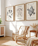 Çerçevesiz Poster Sanat Tarihinden İlham 3'lü