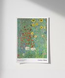 Çerçevesiz Poster Gustav Klimt Ayçiçekli Çiftlik Bahçesi 2