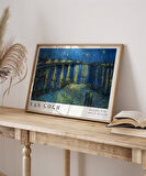 Çerçevesiz Poster Vincent Van Gogh Ren Nehri’nde Yıldızlı Bir Gece