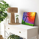Renklerin Dansı Kanvas Tablo