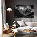 Dağların Arasında Kanvas Tablo