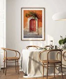 Çerçevesiz Poster Akdeniz Kırmızı Kapı