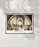 Çerçevesiz Poster Raffaello Sanzio Atina Okulu