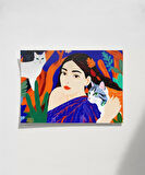 Çerçevesiz Poster oğanın ve Sevgilerin Uyumu