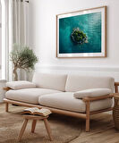 Çerçevesiz Poster Turkuaz Cennet