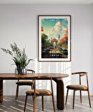 Çerçevesiz Poster Delhi'nin Renkli Yolları