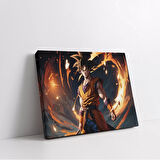 Dragon Ball Ateşler Kanvas Tablo