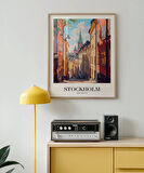 Çerçevesiz Poster Gamla Stan'ın Zarif Sokakları