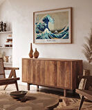 Çerçevesiz Poster Hokusai Kanagawa Açıklarında Büyük Dalga