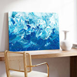 Mistik Mavi Kanvas Tablo