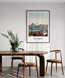 Çerçevesiz Poster Timeless Istanbul Skyline