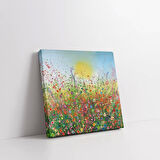 Bahar Çiçeği Yağmuru Kanvas Tablo