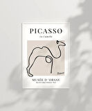 Çerçevesiz Poster Picasso Tarzı Deve Tablosu