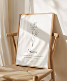 Çerçevesiz Poster Patience Temalı Minimalist