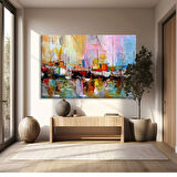 Kaotik Günlükler Kanvas Tablo