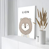 Minik Aslan Kanvas Tablo