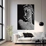 Zebra Dokusu Kanvas Tablo
