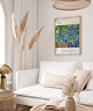 Çerçevesiz Poster Vincent Van Gogh Süsen Çiçekleri