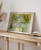 Çerçevesiz Poster Vincent Van Gogh Riverbank'da Bahar Vakti