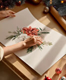 Çerçevesiz Poster Kış Çiçekleri