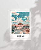 Çerçevesiz Poster Pekin'in Tarihi Kapısı